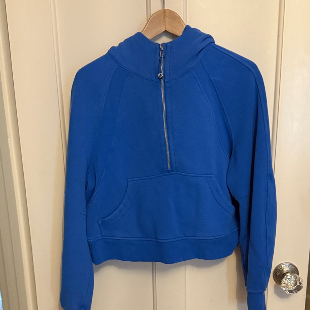 lululemon athletica Blue Half-Zip Hoodie